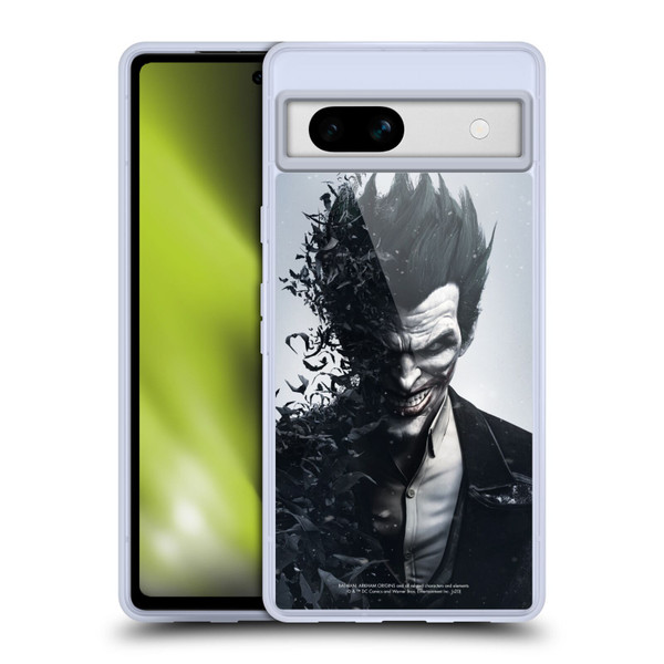 Batman Arkham Origins Key Art Joker Soft Gel Case for Google Pixel 7a