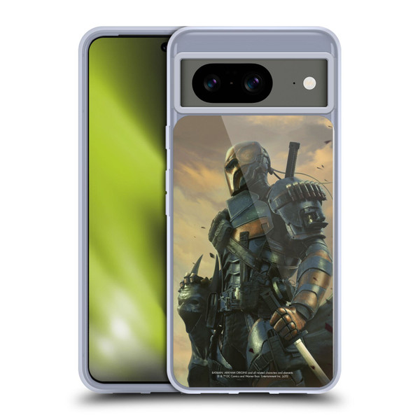 Batman Arkham Origins Key Art Deathstroke 2 Soft Gel Case for Google Pixel 8