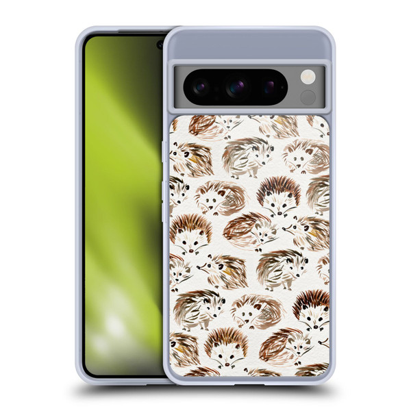 Cat Coquillette Animals Hedgehogs Soft Gel Case for Google Pixel 8 Pro