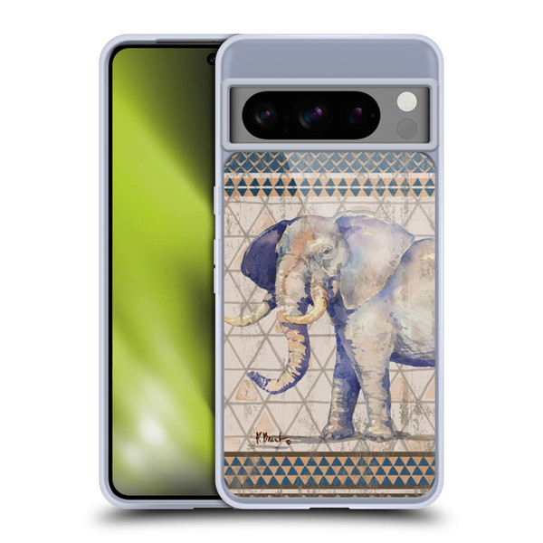 Paul Brent Animals Tribal Elephant Soft Gel Case for Google Pixel 8 Pro