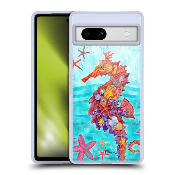 Paul Brent Coastal Seahorse Soft Gel Case for Google Pixel 7a