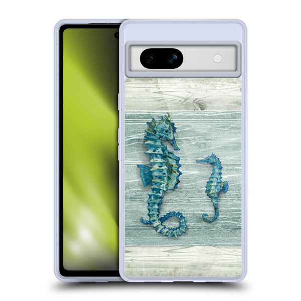 Paul Brent Sea Creatures Seahorse Soft Gel Case for Google Pixel 7a