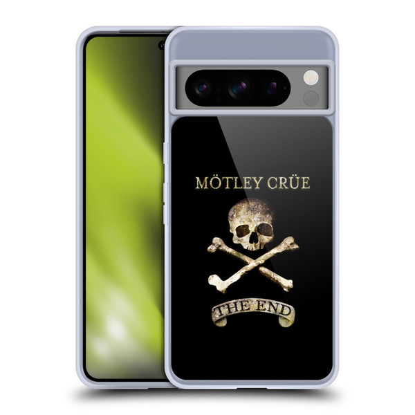 Motley Crue Logos The End Soft Gel Case for Google Pixel 8 Pro