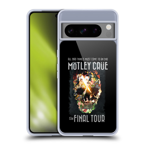 Motley Crue Tours All Bad Things Final Soft Gel Case for Google Pixel 8 Pro