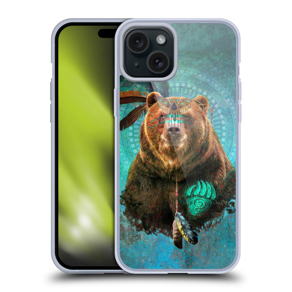 Jena DellaGrottaglia Animals Bear Soft Gel Case for Apple iPhone 15 Plus