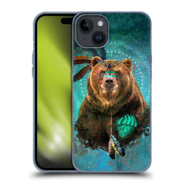 Jena DellaGrottaglia Animals Bear Soft Gel Case for Apple iPhone 15 Plus