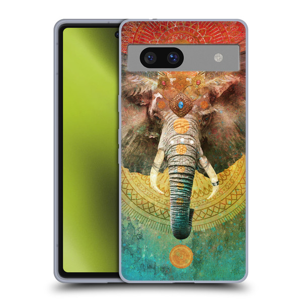 Jena DellaGrottaglia Animals Elephant Soft Gel Case for Google Pixel 7a