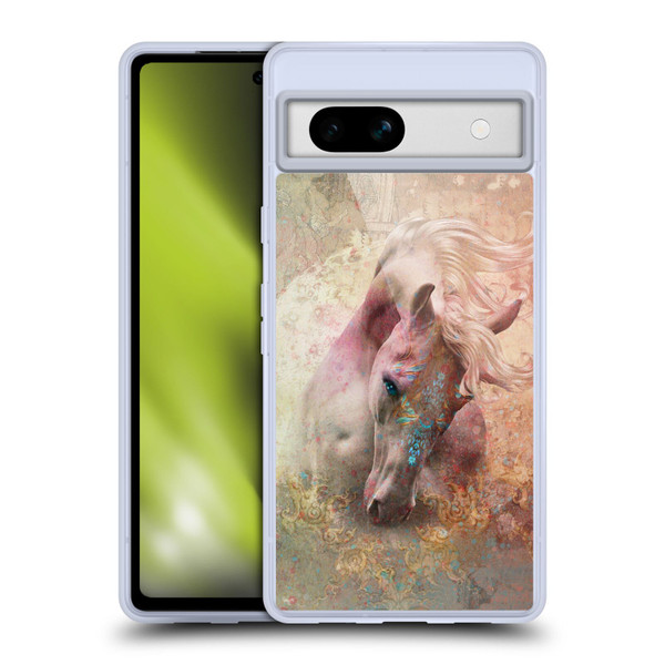 Jena DellaGrottaglia Animals Horse Soft Gel Case for Google Pixel 7a