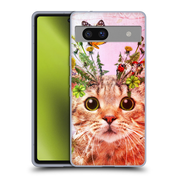 Jena DellaGrottaglia Animals Kitty Soft Gel Case for Google Pixel 7a