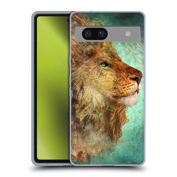 Jena DellaGrottaglia Animals Lion Soft Gel Case for Google Pixel 7a