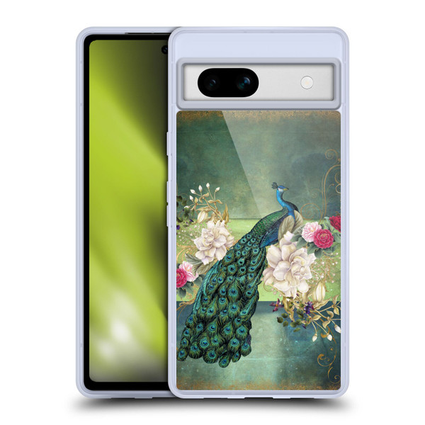 Jena DellaGrottaglia Animals Peacock Soft Gel Case for Google Pixel 7a