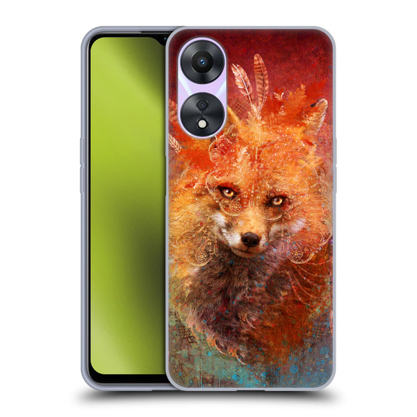 Jena DellaGrottaglia Animals Fox Soft Gel Case for OPPO A78 5G
