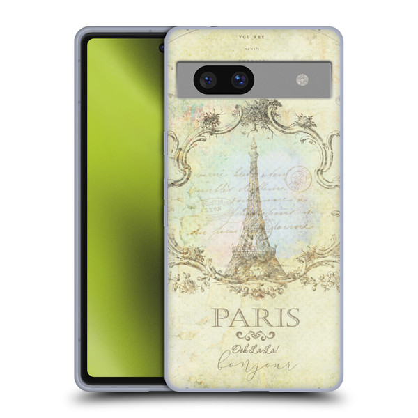 Jena DellaGrottaglia Assorted Paris My Embrace Soft Gel Case for Google Pixel 7a