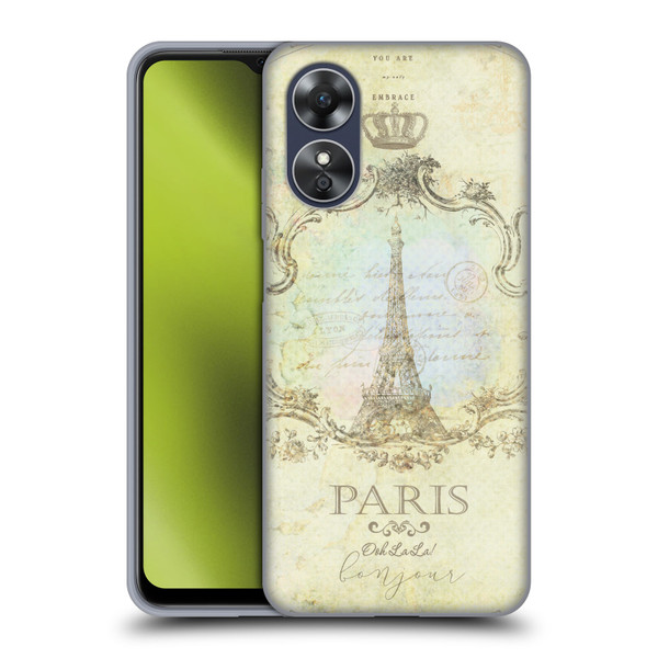 Jena DellaGrottaglia Assorted Paris My Embrace Soft Gel Case for OPPO A17