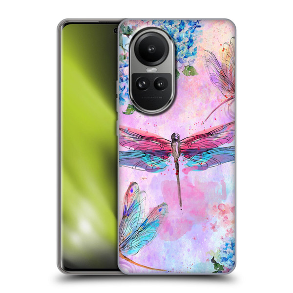 Jena DellaGrottaglia Insects Dragonflies Soft Gel Case for OPPO Reno10 5G / Reno10 Pro 5G