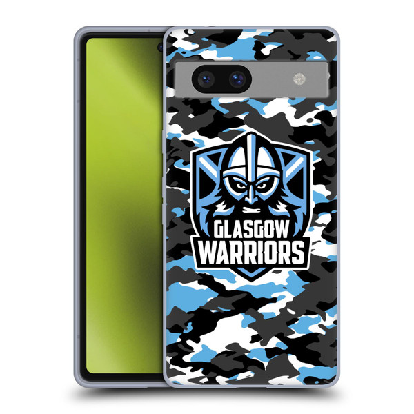 Glasgow Warriors Logo 2 Camouflage Soft Gel Case for Google Pixel 7a