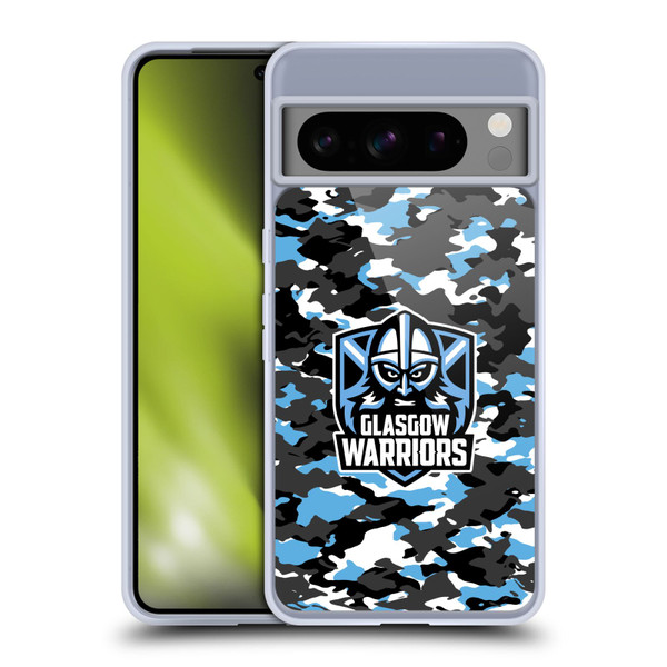 Glasgow Warriors Logo 2 Camouflage Soft Gel Case for Google Pixel 8 Pro