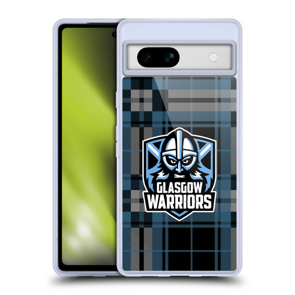 Glasgow Warriors Logo Tartan Soft Gel Case for Google Pixel 7a