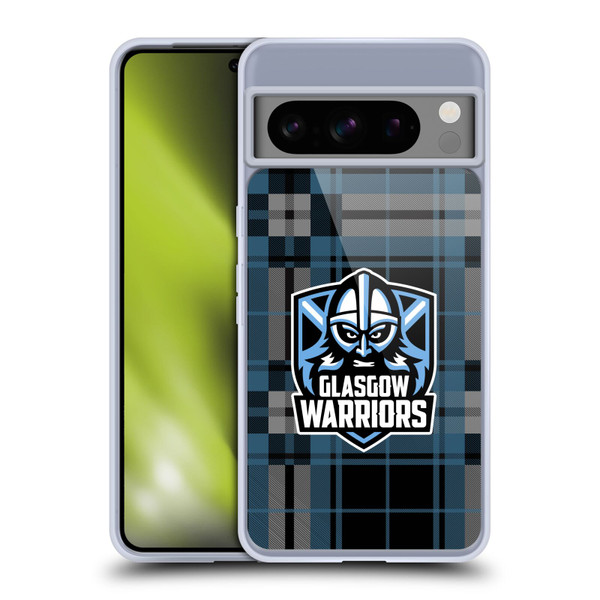 Glasgow Warriors Logo Tartan Soft Gel Case for Google Pixel 8 Pro