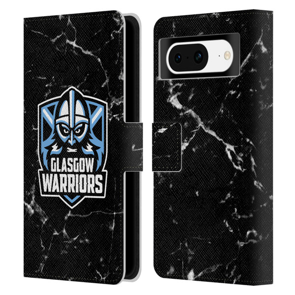 Glasgow Warriors Logo 2 Marble Leather Book Wallet Case Cover For Google Pixel 8