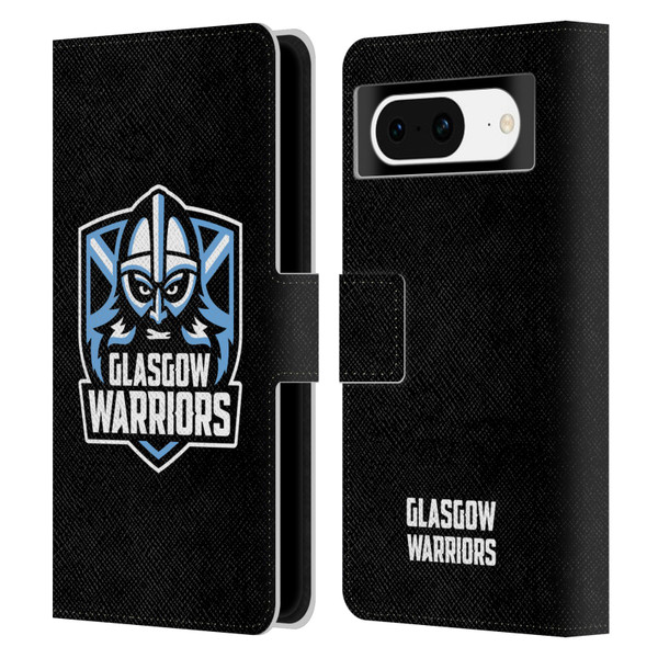 Glasgow Warriors Logo Plain Black Leather Book Wallet Case Cover For Google Pixel 8