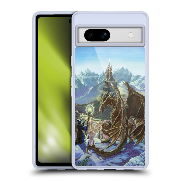 Ed Beard Jr Dragon Friendship Encounter Soft Gel Case for Google Pixel 7a