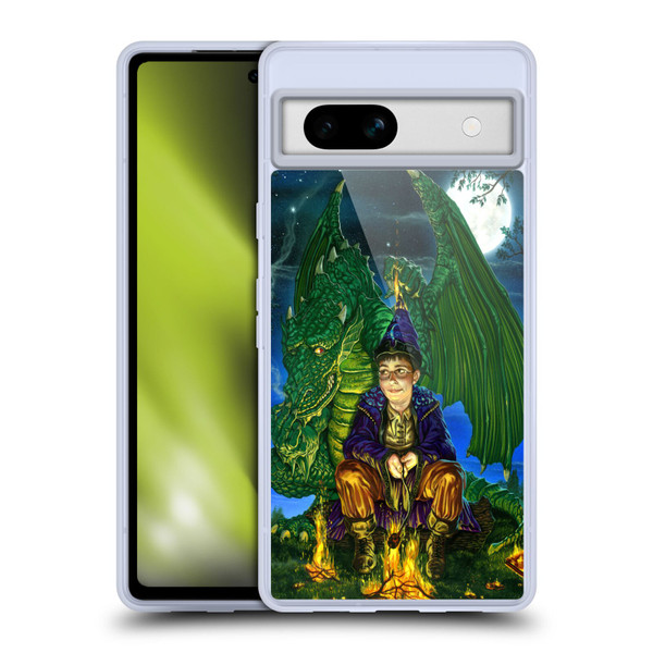Ed Beard Jr Dragon Friendship Oops Said Soft Gel Case for Google Pixel 7a