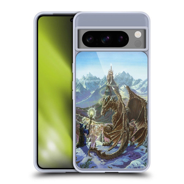 Ed Beard Jr Dragon Friendship Encounter Soft Gel Case for Google Pixel 8 Pro