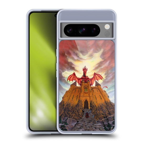 Ed Beard Jr Dragon Friendship Lord Magic Castle Soft Gel Case for Google Pixel 8 Pro