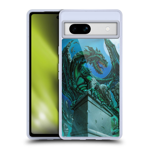 Ed Beard Jr Dragons The Awakening Soft Gel Case for Google Pixel 7a