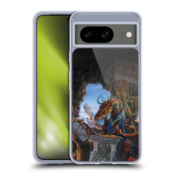 Ed Beard Jr Dragons Ancient Scholar Soft Gel Case for Google Pixel 8