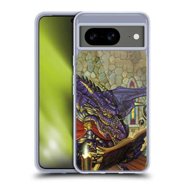 Ed Beard Jr Dragons A Good Book Soft Gel Case for Google Pixel 8