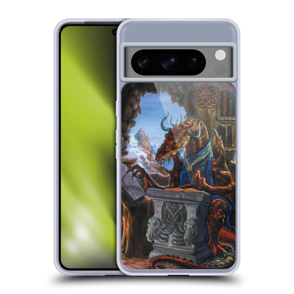 Ed Beard Jr Dragons Ancient Scholar Soft Gel Case for Google Pixel 8 Pro