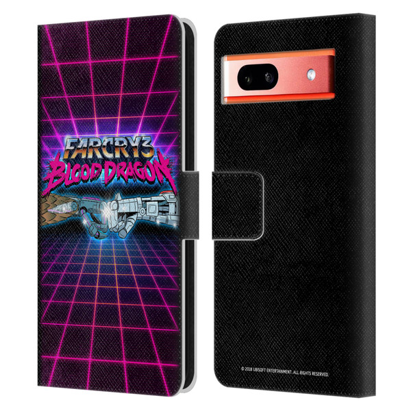 Far Cry 3 Blood Dragon Key Art Fist Bump Leather Book Wallet Case Cover For Google Pixel 7a