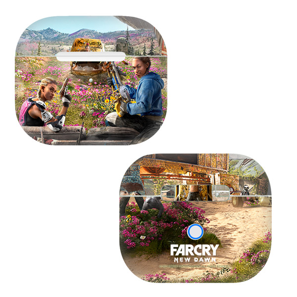 Far Cry New Dawn Key Art Twins Couch Vinyl Sticker Skin Decal Cover for Apple AirPods 3 3rd Gen Charging Case