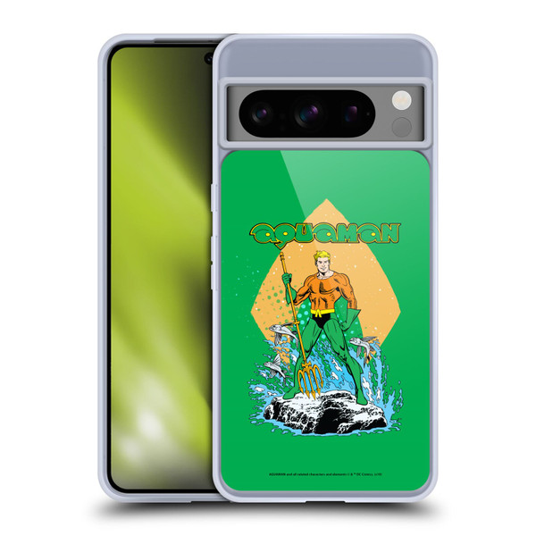 Aquaman DC Comics Fast Fashion Trident Soft Gel Case for Google Pixel 8 Pro