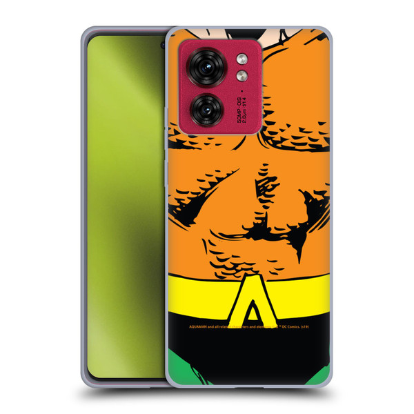 Aquaman DC Comics Logo Uniform Soft Gel Case for Motorola Moto Edge 40