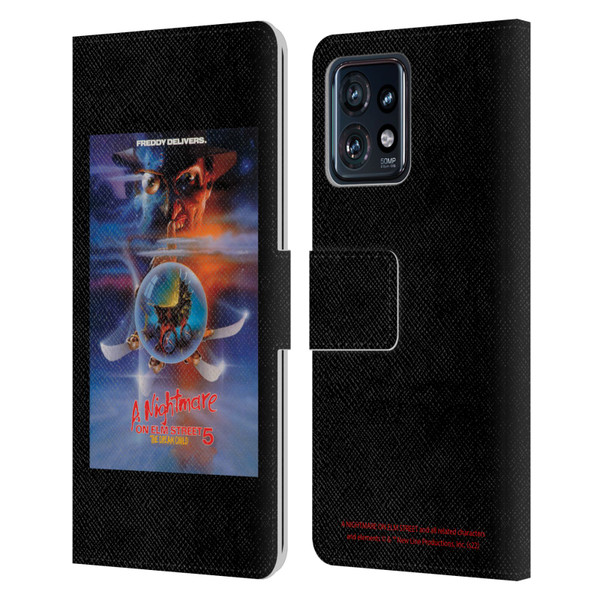 A Nightmare On Elm Street: The Dream Child Graphics Poster Leather Book Wallet Case Cover For Motorola Moto Edge 40 Pro