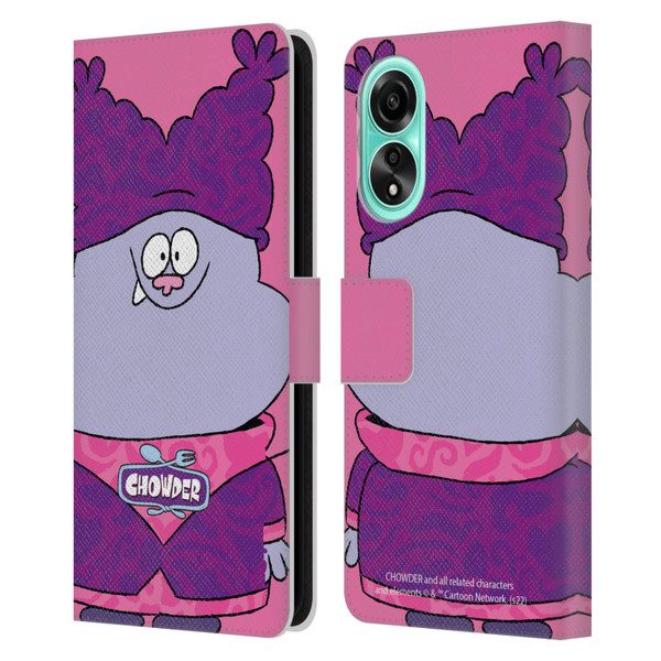 Chowder: Animated Series Graphics Full Face Leather Book Wallet Case Cover For OPPO A78 4G