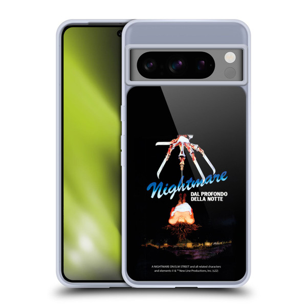 A Nightmare On Elm Street (1984) Graphics Nightmare Soft Gel Case for Google Pixel 8 Pro
