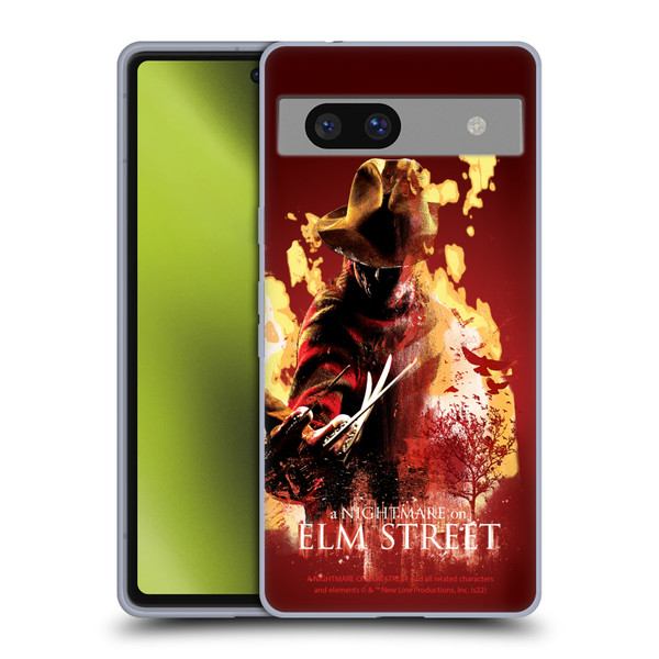 A Nightmare On Elm Street (2010) Graphics Freddy Nightmare Soft Gel Case for Google Pixel 7a