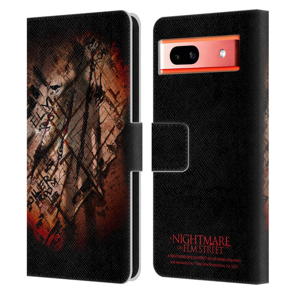 A Nightmare On Elm Street (2010) Graphics Freddy Boiler Room Leather Book Wallet Case Cover For Google Pixel 7a