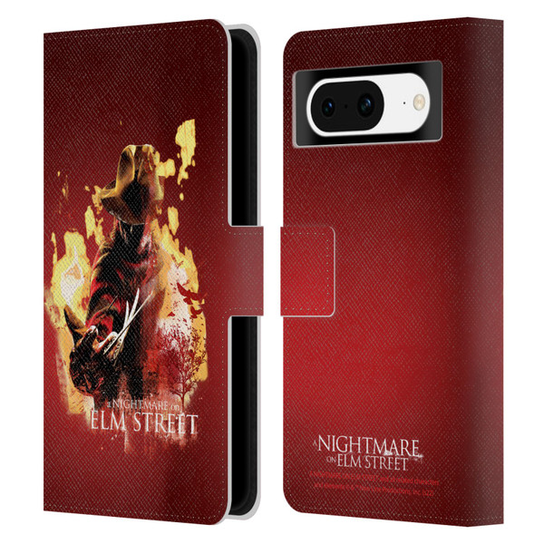 A Nightmare On Elm Street (2010) Graphics Freddy Nightmare Leather Book Wallet Case Cover For Google Pixel 8
