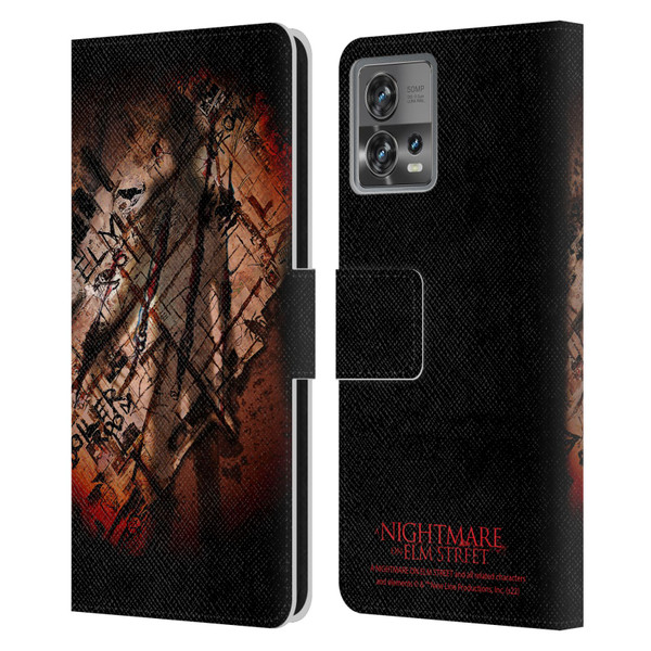 A Nightmare On Elm Street (2010) Graphics Freddy Boiler Room Leather Book Wallet Case Cover For Motorola Moto Edge 30 Fusion