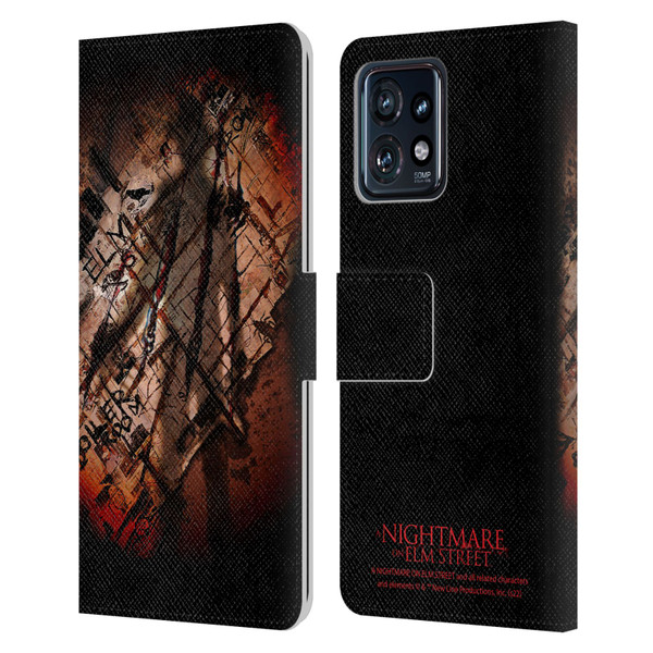A Nightmare On Elm Street (2010) Graphics Freddy Boiler Room Leather Book Wallet Case Cover For Motorola Moto Edge 40 Pro