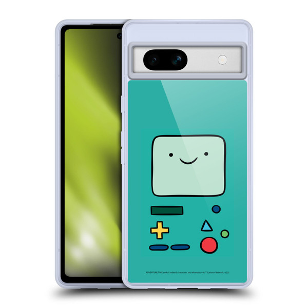 Adventure Time Graphics BMO Soft Gel Case for Google Pixel 7a