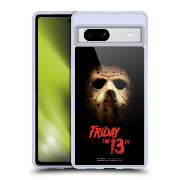 Friday the 13th 2009 Graphics Jason Voorhees Poster Soft Gel Case for Google Pixel 7a