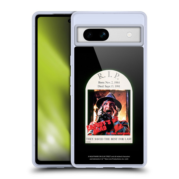 A Nightmare On Elm Street: Freddy's Dead Graphics The Final Nightmare Soft Gel Case for Google Pixel 7a