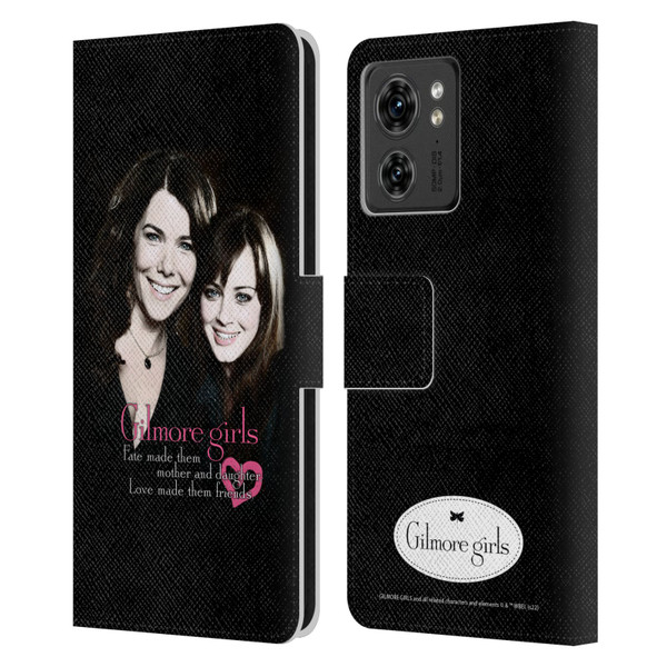 Gilmore Girls Graphics Fate Made Them Leather Book Wallet Case Cover For Motorola Moto Edge 40