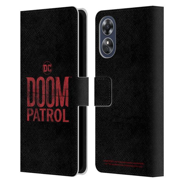 Doom Patrol Graphics Logo Leather Book Wallet Case Cover For OPPO A17
